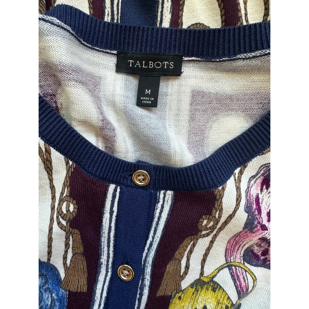 Talbots Women's Tea Party
Print Button-Front
Cardigan Sweater - Size M - Picture 3 of 10